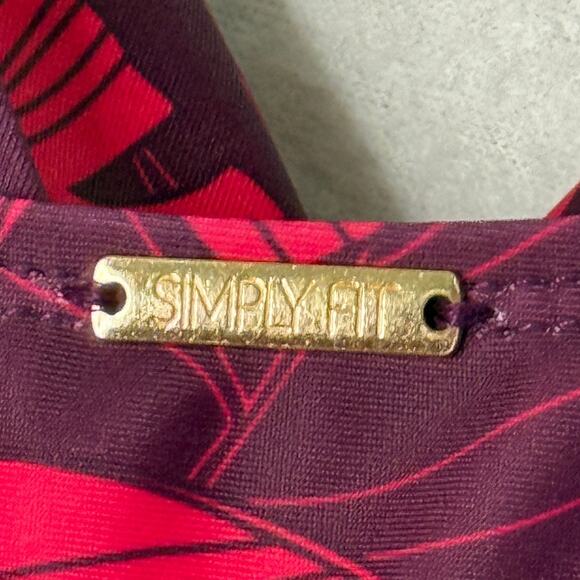 Slim Fit One Piece Tropical Swimwear Size 1X - Picture 8 of 12